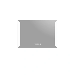 Mosmile Modern LED Illuminated Rectangle Anti-fog Bathroom Mirror